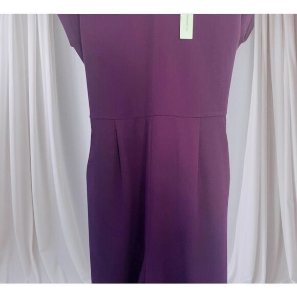Brand New She + Sky Women's Large Plum Purple Jumpsuit With Pockets - Picture 3 of 11